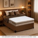 Ver imagem 2 de Cama Box Casal Suede + Colchão Molas Ensacadas Royal Sleep Bioclassic 138cm - Suporta até 120 kg