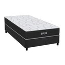 Ver imagem 1 de Conjunto Box Solteiro: Colchão Espuma Orthoflex D45 Bari + Base Crc Suede Gray (88x188)