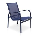 Ver imagem 1 de Cadeira Em Tela Sling Com Estrutura Azul