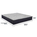 Ver imagem 3 de Cama Box Bege e Colchão Airtech 150 Espuma D45 Casal Ortobom