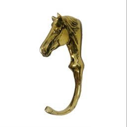 Cabide Pescoço Cavalo em Bronze Pendurador Parede e Porta - 2