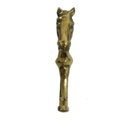 Cabide Pescoço Cavalo em Bronze Pendurador Parede e Porta - 3