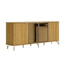 Ver imagem 2 de Buffet Neon Float 4 Portas 100% MDF com Vidro Reflecta e LED Carvalho