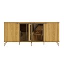 Ver imagem 7 de Buffet Neon Float 4 Portas 100% MDF com Vidro Reflecta e LED Carvalho
