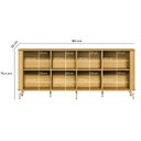 Ver imagem 3 de Buffet Neon Float 4 Portas 100% MDF com Vidro Reflecta e LED Carvalho