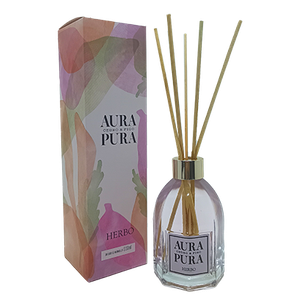 Difusor de Varetas Cedro e Figo, 200ml, Aura Pura da Herbo