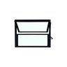 Vitro Basculante Preto 40x60 Linha Esmeralda Vidro Liso - 1