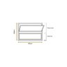 Vitro Basculante Preto 40x60 Linha Esmeralda Vidro Liso - 2