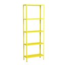 Ver imagem 1 de Estante Aço 5 Prateleiras Livros Cozinha Quarto Eaf014 Amarelo
