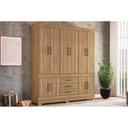 Ver imagem 1 de Guarda Roupa 10 Portas e 3 Gavetas New Murano Amêndola - Demóbile