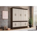Ver imagem 6 de Guarda Roupa 10 Portas e 3 Gavetas New Murano Amêndola - Demóbile