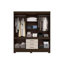 Ver imagem 5 de Guarda Roupa 10 Portas e 3 Gavetas New Murano Amêndola - Demóbile
