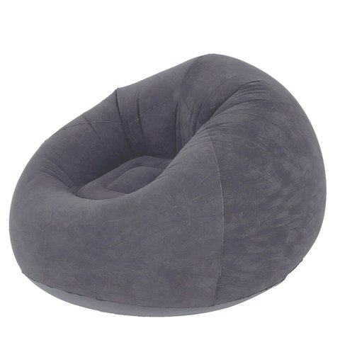 Sofá Poltrona Puff Inflável [Cinza]