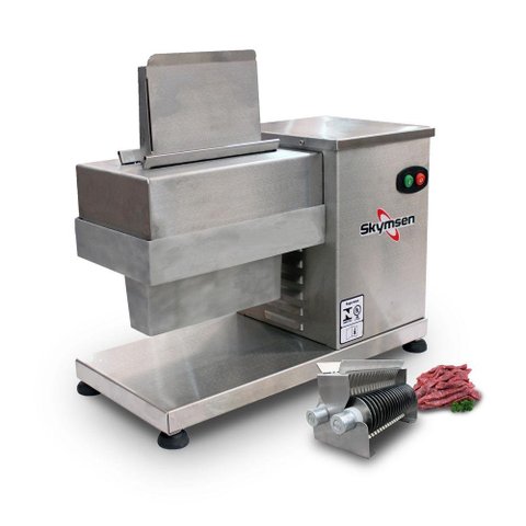 Amaciador de Carne Inox Profissional ABS-HD com Kit Strogonoff Iscas de Carne 10mm 127V - Skymsen