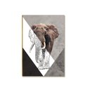 Ver imagem 5 de Kit 02 Placas Mdf Leão e Elefante Decoração Parede 28,7x22