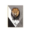 Ver imagem 6 de Kit 02 Placas Mdf Leão e Elefante Decoração Parede 28,7x22