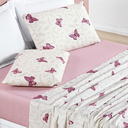 Ver imagem 1 de Conjunto de Lencol Casal Queen Size Nyla 200 Fios 04 Pçs Toque Super Macio Avere:rosa