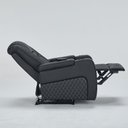 Ver imagem 7 de Poltrona do Papai Elétrica Reclinável Chicago com Aquecimento Massagem e Porta Copos Entrada Usb/usb