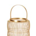 Ver imagem 3 de Lanterna Decorativa em Metal Dourado 36x24 cm - D’Rossi