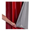 Ver imagem 3 de Cortina Blackout Duo Vermelha 280x220cm Proteção e Elegância