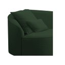 Ver imagem 5 de Divã Recamier Curvo Sala de Estar Inglaterra Lado Direito 200cm Linho Verde - Incasa Decor