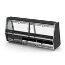 Ver imagem 3 de Expositor Açougue Atlantis 3,00 Metros Preto com Adesivo Gancheira Eaag3000 220v - Refrimate
