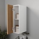 Ver imagem 4 de Armário Aéreo Planejado 1 Porta 20cm Arizona CabeCasa MadeiraOriginals Marrom/Figueira/Branco