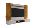 Ver imagem 1 de Painel Búzios para Tv de 65" Naturalle/off-white - Bechara