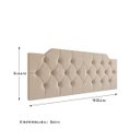 Ver imagem 3 de Cabeceira Capela Cama de Solteiro 0.90 - Gt Magazine:areia