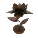 Ver imagem 3 de Castiçal de Ferro Simples Barato Artesanal Decoração de Mesa de Jantar - Verniz