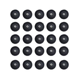 Elemento Tátil Alerta Pvc Parafusado Preto - 2