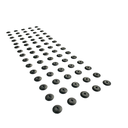 Ver imagem 1 de Elemento Tátil Alerta Pvc Parafusado Preto