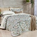 Ver imagem 1 de Edredom Queen Mel 3Pçs Dupla Face Estampado 400 Fios 100% Algodão Egípcio