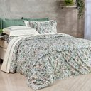 Ver imagem 2 de Edredom Queen Mel 3Pçs Dupla Face Estampado 400 Fios 100% Algodão Egípcio