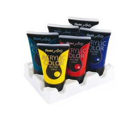 Tinta Acrílica 6 Cores 28ml Artístico Poster Color - Pentel - 4