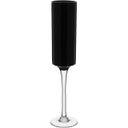 Ver imagem 1 de Vaso Decorativo Enfeite Casa Vidro 51x10x10cm Preto