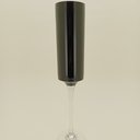 Ver imagem 3 de Vaso Decorativo Enfeite Casa Vidro 51x10x10cm Preto
