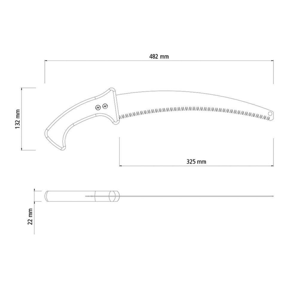 Serrote Profissional para Poda 13" Tramontina em Aço com Cabo de Madeira Tramontina - 3