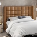 Ver imagem 2 de Cabeceira Cama Box Queen 160cm Pisa e Recamier Neville P02 Sintético Caramelo - Mpozenato