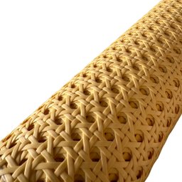 Palhinha Indiana Fibra Sintética Assento Rattan Sextavado 1,00m X 50cm - 1