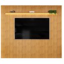 Ver imagem 1 de Painel para TV Trento 275 Ripado Cedro com LED-DJ Móveis