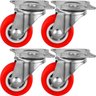 Kit 4pçs Roda Rodizio Giratório Reforçado Universais de 40mm - 1