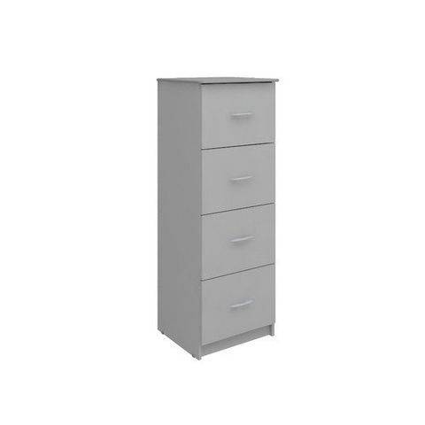 Arquivo 04 Gavetas Pasta Suspensa – 1,32×0,46×0,42m – INCOFLEX – CINZA/CINZA – 21211