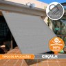 Tela Sombreamento Cinza 2x2 Metros para Cobertura e Decorativa - 3