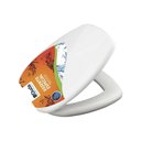Ver imagem 2 de Assento Sanitario Thema Almofadado Branco - Duda
