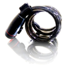 Cadeado Para Moto e Bicicleta Trava Tranca e Protege em Cabo de Aço Com 2 Chaves - 3
