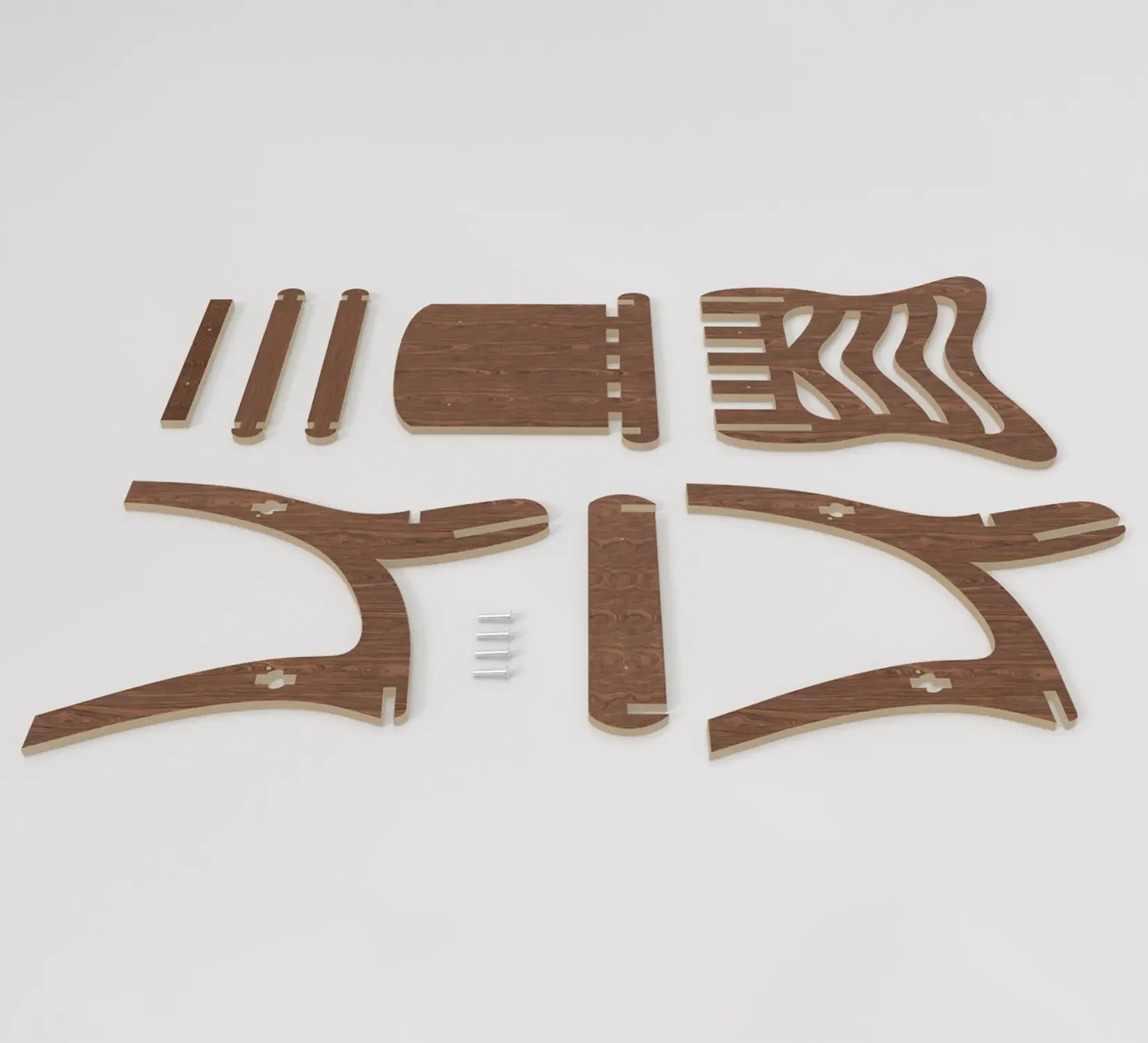 Cadeira Desmontável Gaudí Pau Ferro - 7