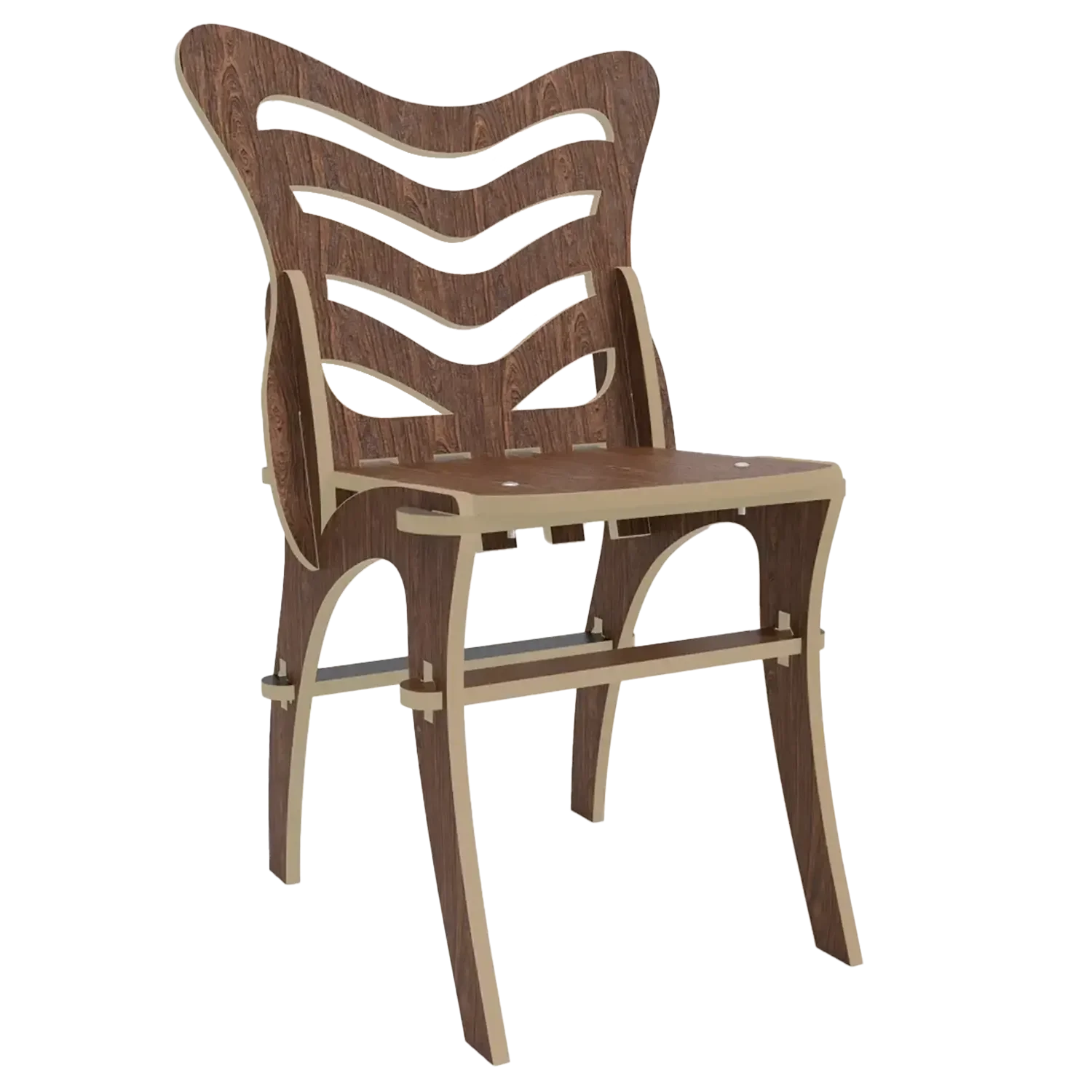 Ver imagem 1 de Cadeira Desmontável Gaudí Pau Ferro