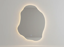 Ver imagem 1 de Espelho Orgânico LED Quente Decorativo 70x90cm Banheiro