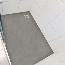 Piso vinil adesivo antiderrapante box cimento queimado - 1,20 x 0,80 metros - 1